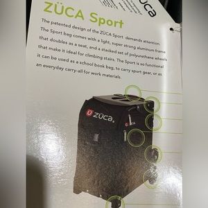 Zuca Sport Bag with wheels, seat